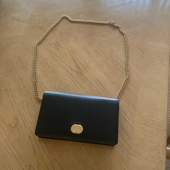 Gucci Azalea leather Marina chain wallet new - Picture 2 of 6